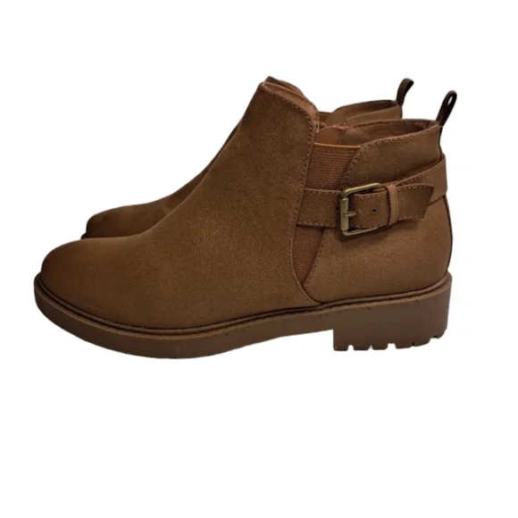 ESPRIT Women's Suede Ankle Boots Brown Size 7.5 M - Picture 6 of 16